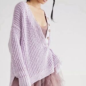 Lavender Free People Henley